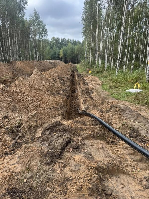 Строительство водопровода и газовой сети