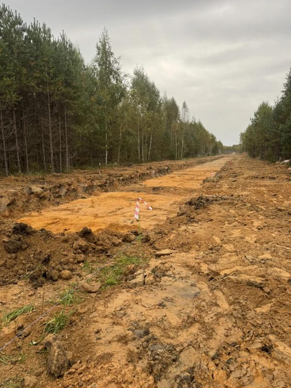 Приступили к работам по строительству дороги